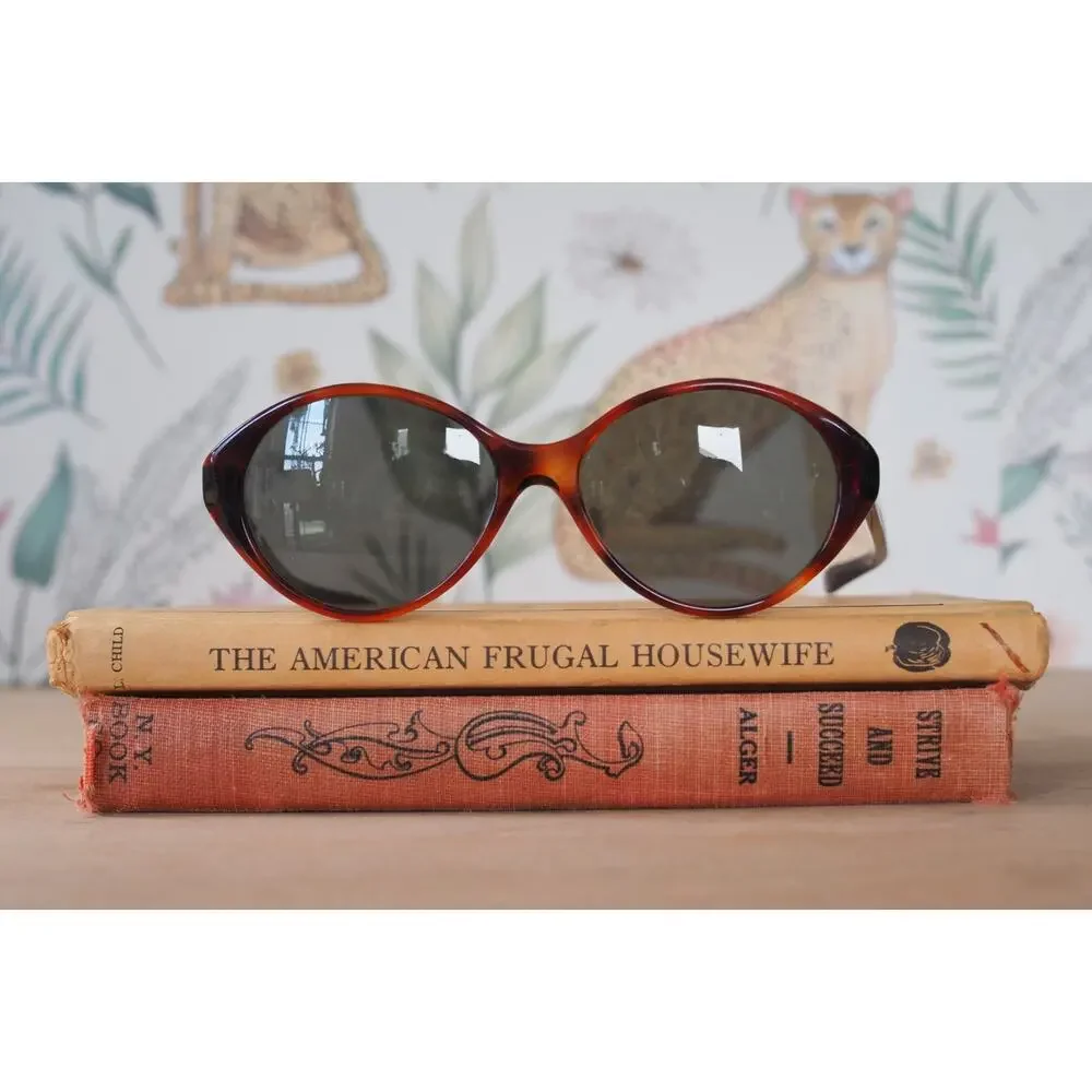 Vintage 1960s Mod Sunglasses Made in USA Multicolor Retro Midcentury NOS